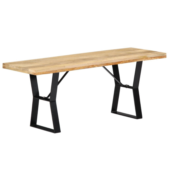 Banc 110 cm Bois de manguier massif | Mobilier & Déco