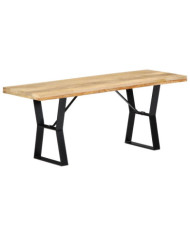 Banc 110 cm Bois de manguier massif | Mobilier & Déco