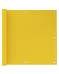 Écran de balcon Jaune 90x500 cm PEHD | Mobilier & Déco