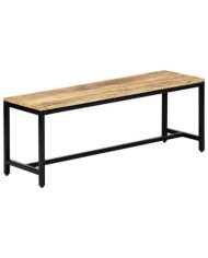 Banc à dîner 120 cm Bois de manguier massif brut | Mobilier & Déco