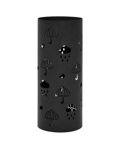 Porte-parapluie Design Parapluies Acier Noir | Mobilier & Déco