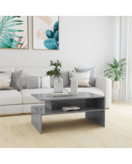 Table basse Gris béton 90x60x42,5 cm Bois d'ingénierie | Mobilier & Déco