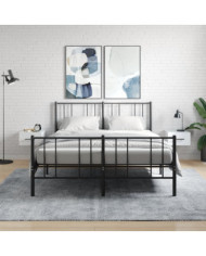 Tables de chevet murales 2 pcs blanc brillant 35x35x20 cm | Mobilier & Déco