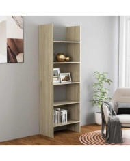 Bibliothèque Chêne sonoma 60x35x180 cm Bois d’ingénierie | Mobilier & Déco