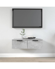 Armoire murale Gris béton 68x30x20 cm Bois d'ingénierie | Mobilier & Déco