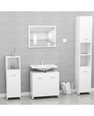 Ensemble de meubles de salle de bain Blanc Bois d'ingénierie | Mobilier & Déco