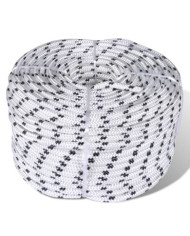 Corde de bateau tressée Polyester 6 mm 250 m Blanc | Mobilier & Déco