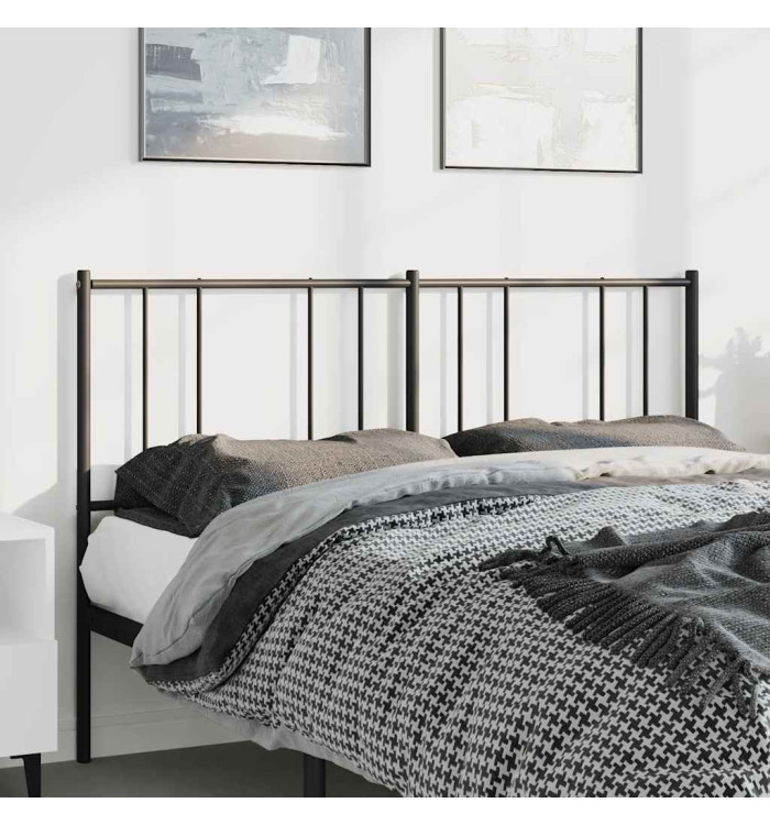 Tête de lit métal noir 150 cm | Mobilier & Déco