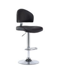 Tabouret de bar Noir Similicuir | Mobilier & Déco