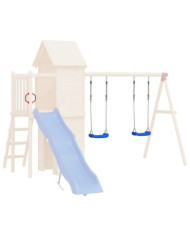 Sièges de balançoire avec cordes 2 pcs bleu 37x15 cm PE | Mobilier & Déco