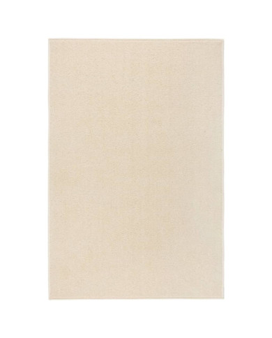 Tapis à poils courts 160x230 cm Crème | Mobilier & Déco