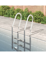 Échelle de piscine 54x38x158 cm acier inoxydable 304 | Mobilier & Déco