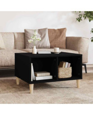 Table basse Noir 60x50x36,5 cm Bois d'ingénierie | Mobilier & Déco