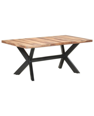 Table de salle à manger 180x90x75 cm Bois avec finition miel | Mobilier & Déco