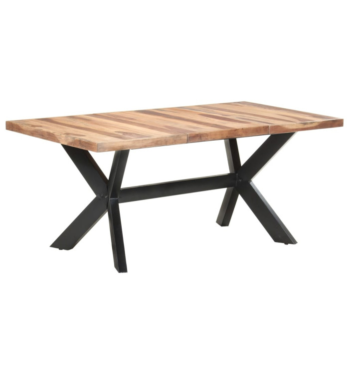 Table de salle à manger 180x90x75 cm Bois avec finition miel | Mobilier & Déco