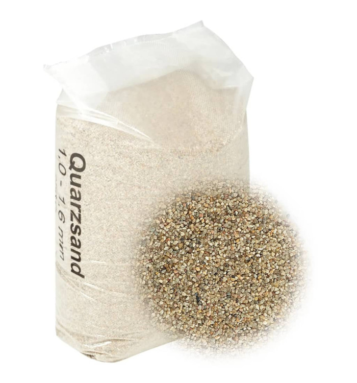Sable filtrant 25 kg 1,0-1,6 mm | Mobilier & Déco