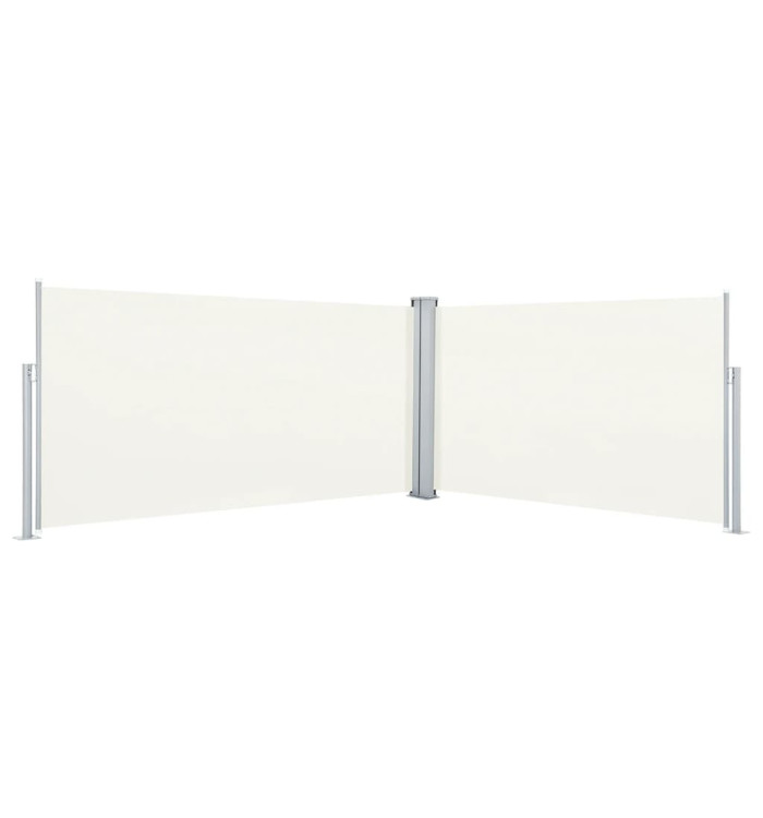 Auvent latéral rétractable Crème 160x600 cm | Mobilier & Déco