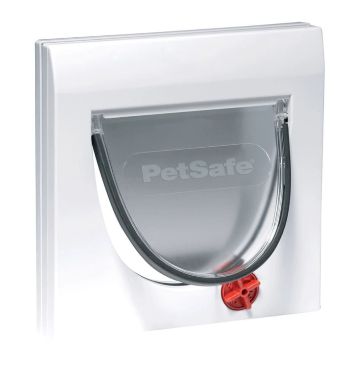 PetSafe Chatière manuelle à 4 voies avec tunnel Classic 917 Blanc | Mobilier & Déco