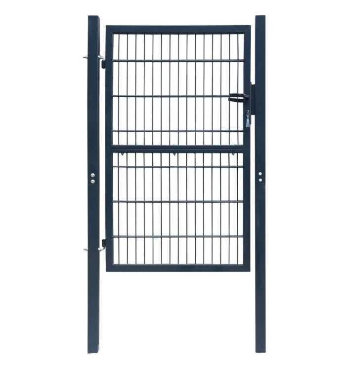 Portillon 2D (simple) Gris anthracite 106x230 cm | Mobilier & Déco