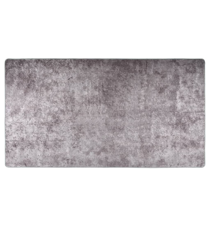 Tapis lavable antidérapant 190x300 cm gris | Mobilier & Déco