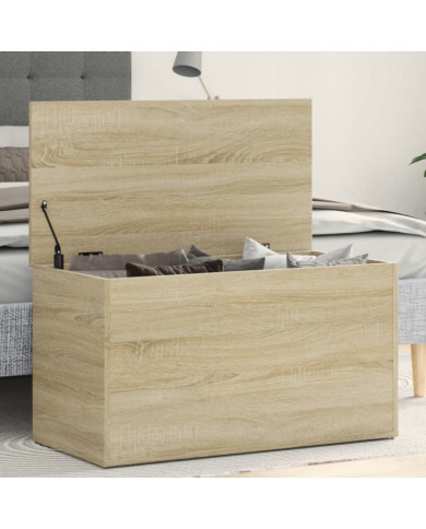 Coffre de rangement Chêne sonoma 84x42x46 cm Bois d'ingénierie | Mobilier & Déco
