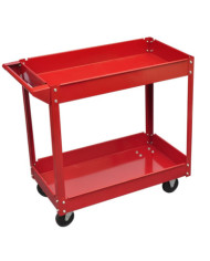 Chariot à outils d'atelier 100 kg rouge | Mobilier & Déco