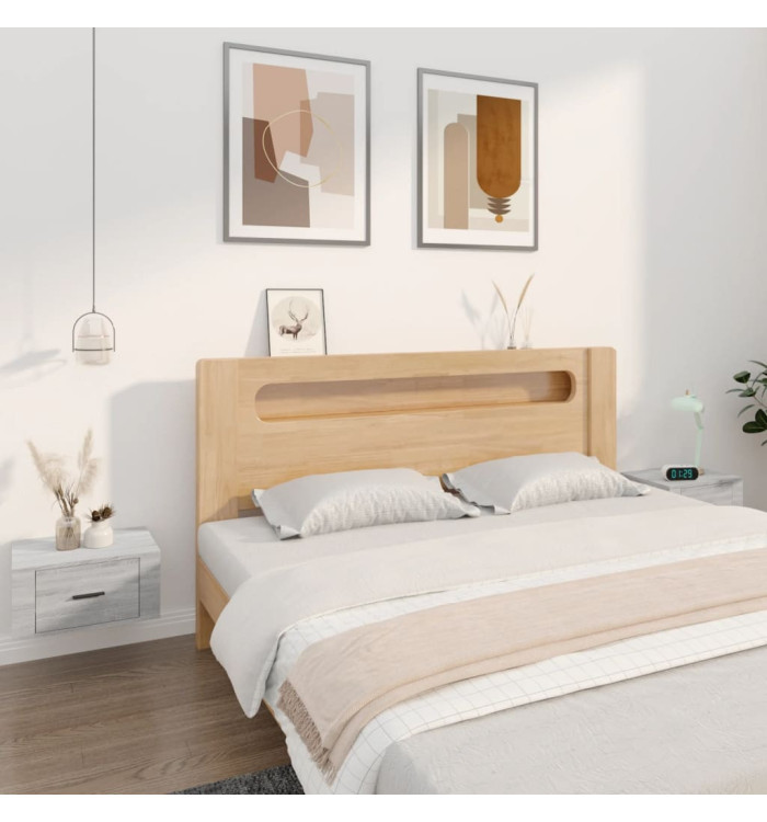 Tables de chevet murales 2 pcs Sonoma gris 50x36x25 cm | Mobilier & Déco