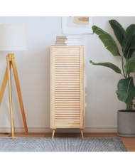 Porte d'armoire à persiennes 99,3x39,4 cm bois de pin massif | Mobilier & Déco