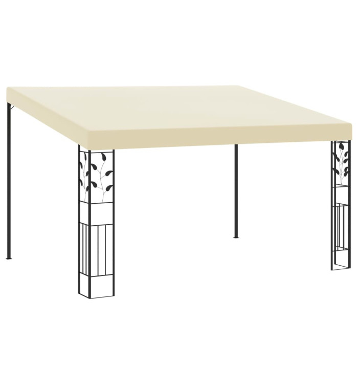 Belvédère à montage mural 4x3x2,5 m Crème | Mobilier & Déco