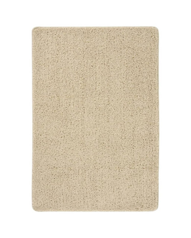 Tapis shaggy antidérapant Crème 160x230 cm | Mobilier & Déco