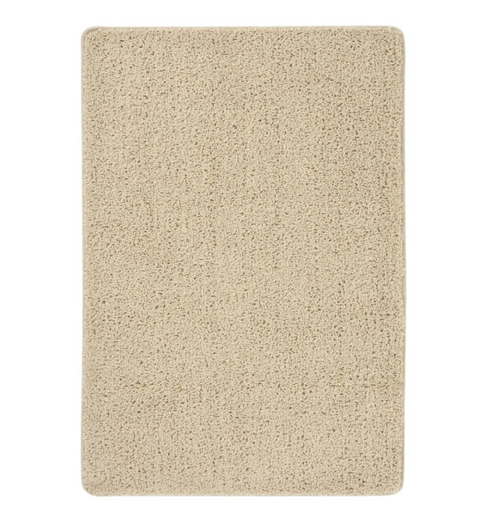 Tapis shaggy antidérapant Crème 160x230 cm | Mobilier & Déco