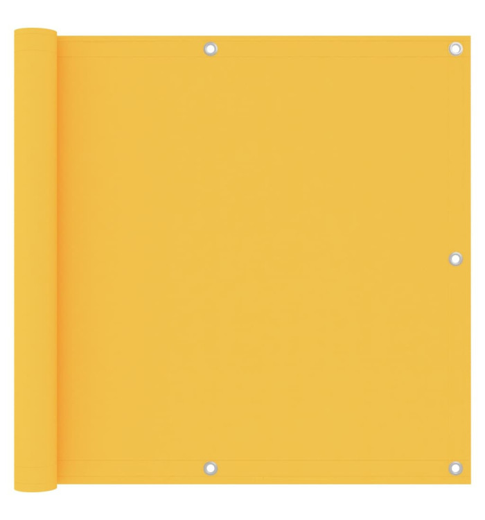 Écran de balcon Jaune 90x600 cm Tissu Oxford | Mobilier & Déco