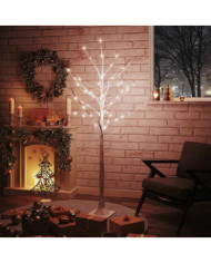 Bouleau blanc à LED 96 LED Blanc chaud 180 cm | Mobilier & Déco