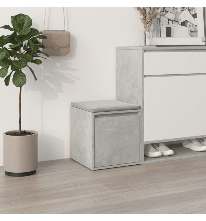 Tiroir boîte Gris béton 40,5x40x40 cm Bois d'ingénierie | Mobilier & Déco