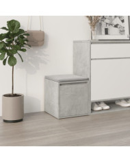 Tiroir boîte Gris béton 40,5x40x40 cm Bois d'ingénierie | Mobilier & Déco