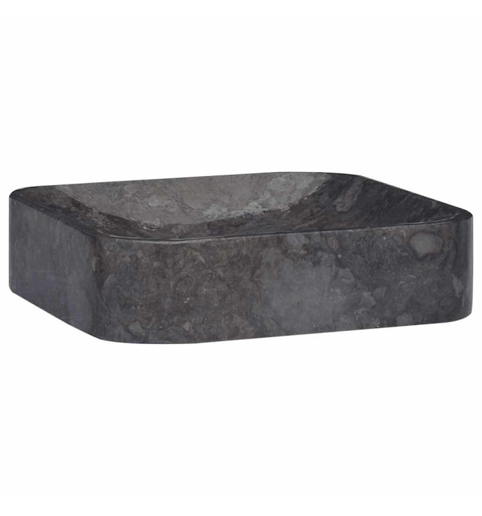 Lavabo Noir 40x40x10 cm Marbre | Mobilier & Déco