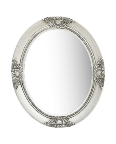 Miroir mural style baroque 50x60 cm Argenté | Mobilier & Déco