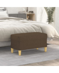 Banc Marron 70x35x41 cm Tissu | Mobilier & Déco