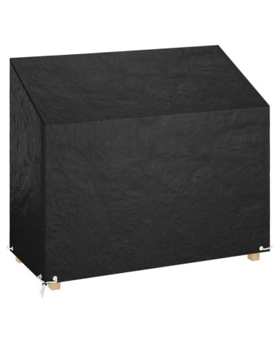 Housse de banc de jardin 8 œillets 160x70x70/88 cm polyéthylène | Mobilier & Déco