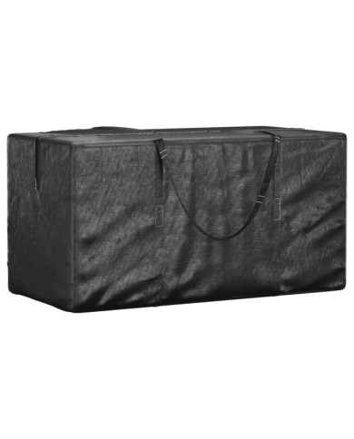 Sac de rangement pour sapin de Noël noir 150x75x75 cm PE | Mobilier & Déco