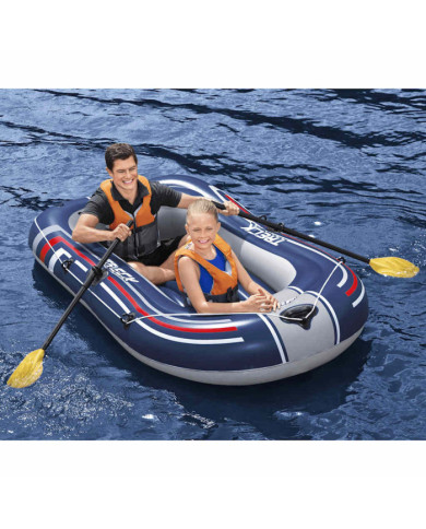Bestway Canot gonflable Hydro-Force avec pompe et rames Bleu | Mobilier & Déco