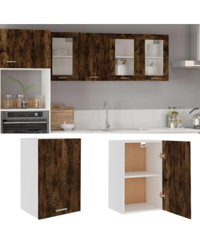 Armoire suspendue "Lyon" Chêne fumé 39,5x31x60 cm | Mobilier & Déco