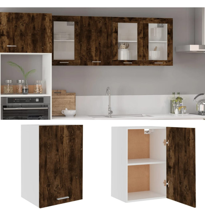 Armoire suspendue "Lyon" Chêne fumé 39,5x31x60 cm | Mobilier & Déco