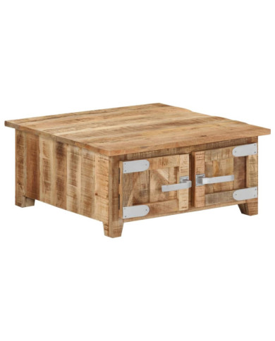 Table basse 67x67x30 cm Bois de manguier massif | Mobilier & Déco