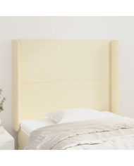 Tête de lit avec oreilles Crème 83x16x118/128 cm Similicuir | Mobilier & Déco