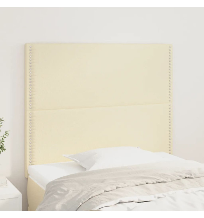 Têtes de lit 2 pcs Crème 80x5x78/88 cm Similicuir | Mobilier & Déco