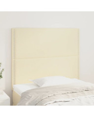 Têtes de lit 2 pcs Crème 80x5x78/88 cm Similicuir | Mobilier & Déco