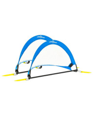 Buts de football pour enfant avec sac 2 pcs 75,5x46x48 cm | Mobilier & Déco