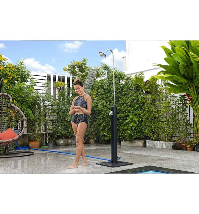 Bestway Douche d'extérieur Solar Flow Noir 8 L | Mobilier & Déco