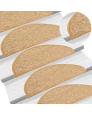 Tapis d'escalier auto-adhésifs 15 pcs Orange 65x21x4 cm | Mobilier & Déco